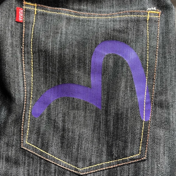 (SOLD) Evisu Seagull Jeans - Picture 3 of 9
